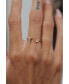 ფოტო #2 პროდუქტის Crystal Initial Adjustable Gold-Tone Ring