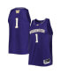 Фото #1 товара Men's 1 Purple Washington Huskies Team Swingman Basketball Jersey