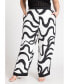 ფოტო #2 პროდუქტის Plus Size Pull On Border Detail Pant