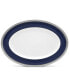 Фото #1 товара Odessa Cobalt Platinum Oval Platter, 16"