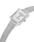 Фото #2 товара Women's Quartz Classic Silver-Tone Stainless Steel Watch 29mm