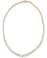 Macy's diamond Graduated Collar Tennis Necklace (5 ct. t.w.) in 14K White Gold