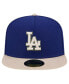 Фото #4 товара Men's Royal Los Angeles Dodgers Canvas A-Frame 59FIFTY Fitted Hat