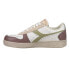 Фото #3 товара Diadora Magic Basket Low Icona Lace Up Womens Brown, White Sneakers Casual Shoe