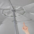 Пляжный зонт Aktive UV50 Ø 200 cm Коралл полиэстер Алюминий 200 x 198 x 200 cm (6 штук)