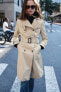 SLIM WATER-REPELLENT TRENCH COAT - ZW COLLECTION