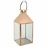 Lantern Alexandra House Living Copper Glass Stainless steel 28 x 66 x 29 cm