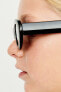 Солнцезащитные очки в овальной пластмассовой оправе ZARA