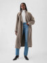 Фото #1 товара Belted Double-Faced Wool Scarf Coat