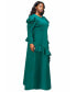 ფოტო #2 პროდუქტის Plus Size Vivienne Ruffled Maxi Dress