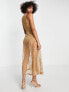 Фото #3 товара & Other Stories lace maxi dress with body in beige