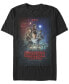 ფოტო #1 პროდუქტის Men's Stranger Things Classic Group Poster Short Sleeve T-Shirt