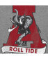 Фото #3 товара Men's Heathered Gray Alabama Crimson Tide Vintage-Like 1974-2000 Logo Tri-Blend T-shirt