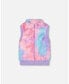 ფოტო #1 პროდუქტის Toddler Girls Faux Fur Sleeveless Vest Multicolor - Toddler|Child