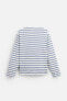 STRIPED JACQUARD T-SHIRT