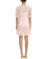 Фото #2 товара Donna Morgan Circle Crochet Lace Mini Dress Women's