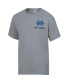 ფოტო #3 პროდუქტის Men's Graphite Distressed North Carolina Tar Heels Vintage-Like Logo T-shirt