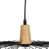 Потолочный светильник Чёрный Натуральный Деревянный Железо 220-240 V 35 x 35 cm