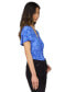 Фото #4 товара Блузка с принтом сжато Michael Kors Petite Printed Ruched Flutter-Sleeve Top