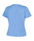 ფოტო #2 პროდუქტის Women's Snoopy Blue Peanuts Chalks T-shirt