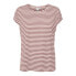 Фото #1 товара VERO MODA Ava Plain Stripe short sleeve T-shirt