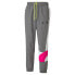 Фото #3 товара Puma Formstrip Woven Drawstring Basketball Pants Mens Grey Casual Athletic Botto