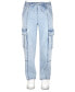 Фото #1 товара Juniors' High-Rise Pull-On Cargo Skater Jeans