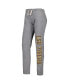 Women's Heather Gray LSU Tigers Victory Springs Tri-Blend Jogger Pants Серый, S - фото #3