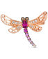 Фото #2 товара Кольцо Le Vian Dragonfly Multi (3/8 ct.) & Diamond (1/6 ct.) Rose Gold.