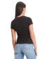 Фото #2 товара Women's Cotton Slim-Fit Tonal-Logo T-Shirt
