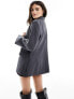 Фото #7 товара & Other Stories co-ord wrap front blazer in grey