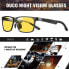 Фото #9 товара DUCO Мужские и женские поляризованные антибликовые очки для ночного вождения HD желтые очки для вождения ночного видения 2217