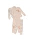 Фото #1 товара Toddler Girls 4-Piece Mix n Match Long Sleeve Top and Jogger Pants Waffle Pajama Set