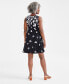 Фото #2 товара Women's Printed Sleeveless Flip-Flop Dress, Created for Macy's