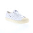 Фото #2 товара Gola Coaster Leather CLA309 Womens White Canvas Lifestyle Sneakers Shoes 9