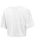 Women's Threads White Brooklyn Nets Drip Gloss Crop Top