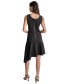 Фото #2 товара Women's Scoop-Neck Asymmetrical A-Line Dress