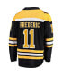 Фото #4 товара Men's Trent Frederic Black Boston Bruins Home Breakaway Player Jersey