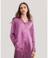 Фото #2 товара Women's Viola Over Silk Pajama Set