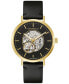 Фото #1 товара Часы Caravelle Automatic Black Leather