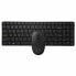 Keyboard and Wireless Mouse Rapoo 00192096 Black