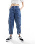 Фото #1 товара Vans sidewalk denim cargo trousers in mid blue wash