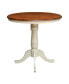 Фото #2 товара 36" Round Top Pedestal Table with 12" Leaf