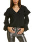 Фото #1 товара Lanvin Ruffle Blouse Women's 36