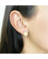 ფოტო #2 პროდუქტის Gold Clover Earrings