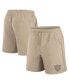 Men's and Women's Khaki Las Vegas Raiders Elements Super Soft Fleece Shorts Зеленый, S - фото #1