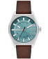 Фото #1 товара Men's Scraper Quartz Stainless Steel Watch 43mm