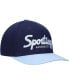 Men's Navy Sporting Kansas City Team Script 2.0 Stretch Snapback Hat