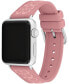 ფოტო #2 პროდუქტის Women's True Pink Silicone Apple Watch Strap 38mm, 40mm, 41mm