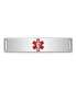 Фото #1 товара Sterling Silver Rhodium-plated Medical ID Plate Bracelet